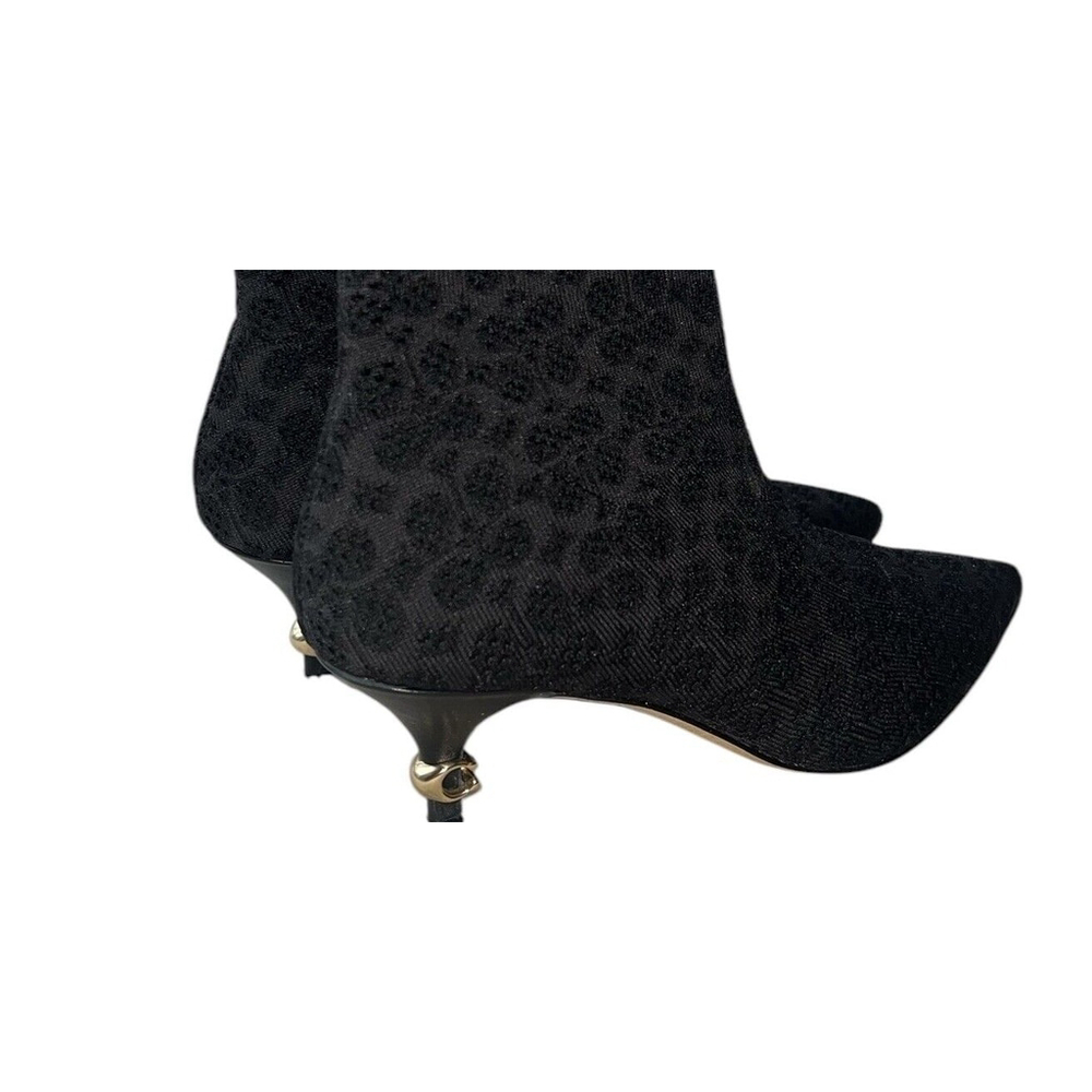 Coach Womens Jewel Knit Pointed Toe Booties Ankle Boots Shoes 8.5 - Picture 5 of 10